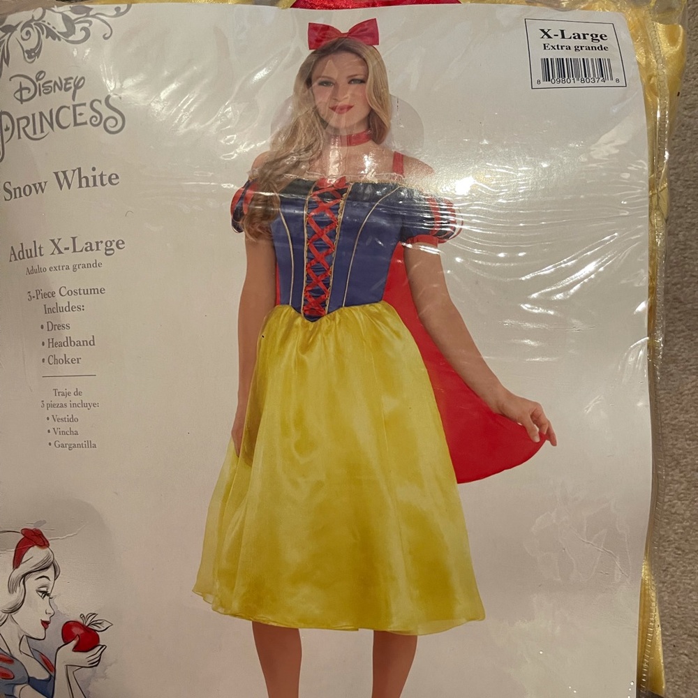 - XL Snow White Disney princess costume